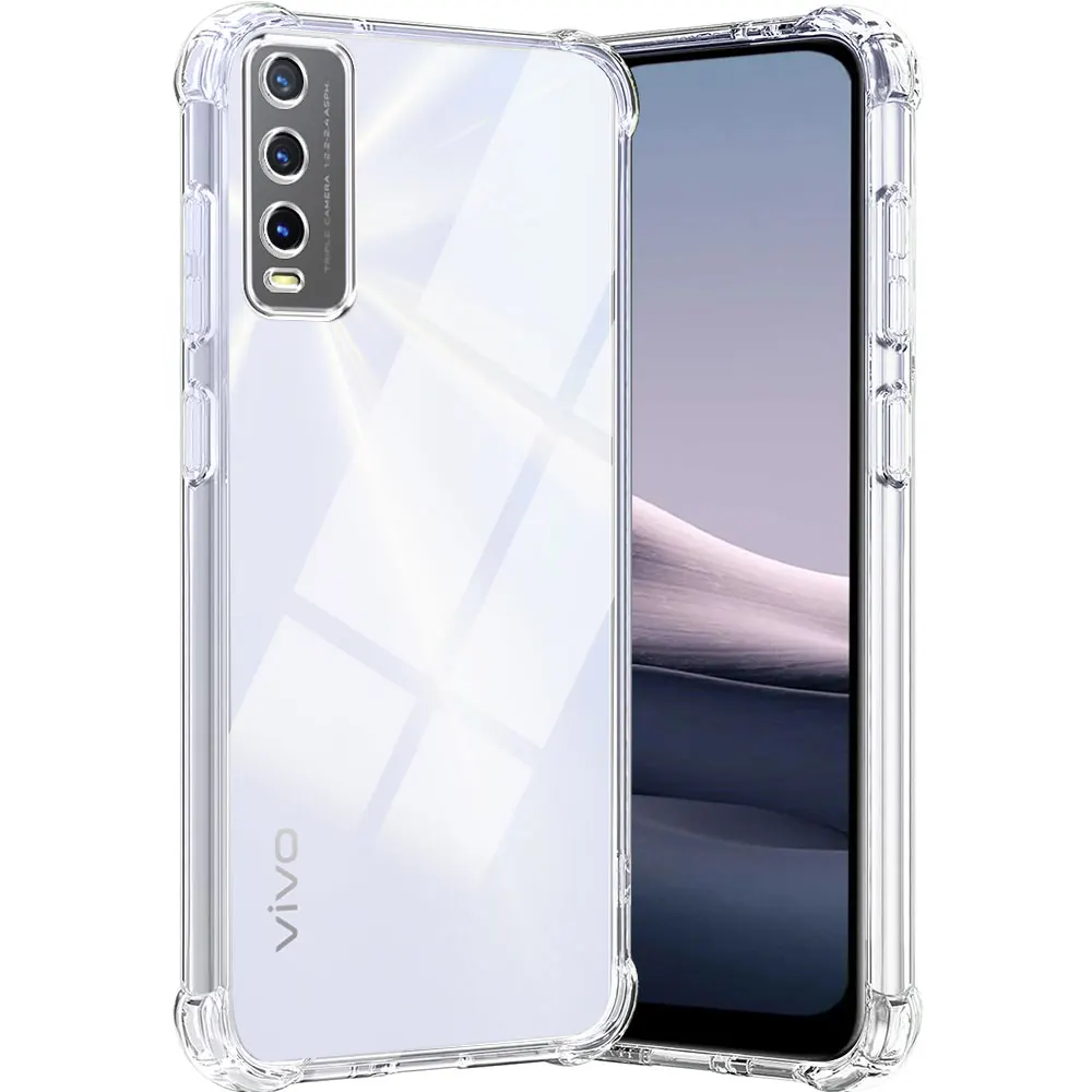 Funda de teléfono para Vivo V2026 V2029, funda transparente de TPU suave de silicona, Airbag, parachoques a prueba de golpes para Vivo V2029, funda trasera - imagen 3