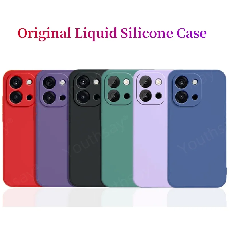 Para Oneplus 13s funda Oneplus 13s 13T Fundas Coque Shell suave Original silicona líquida protectora parachoques de teléfono Oneplus 13s - imagen 2