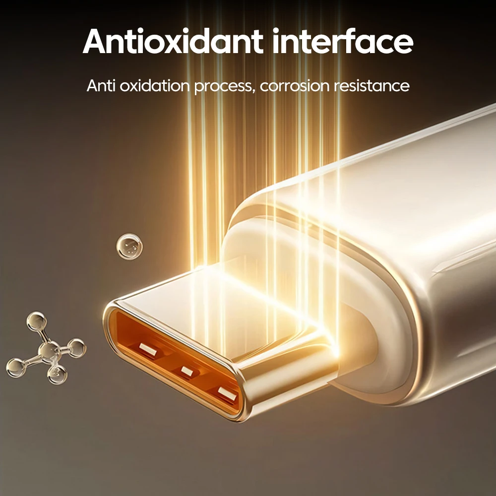 Cable Dual tipo C de 240W, Cable de carga rápida 5A tipo C a tipo C para iphone 15 16, Samsung, Huawei, Xiaomi, Cable PD de carga rápida - imagen 2