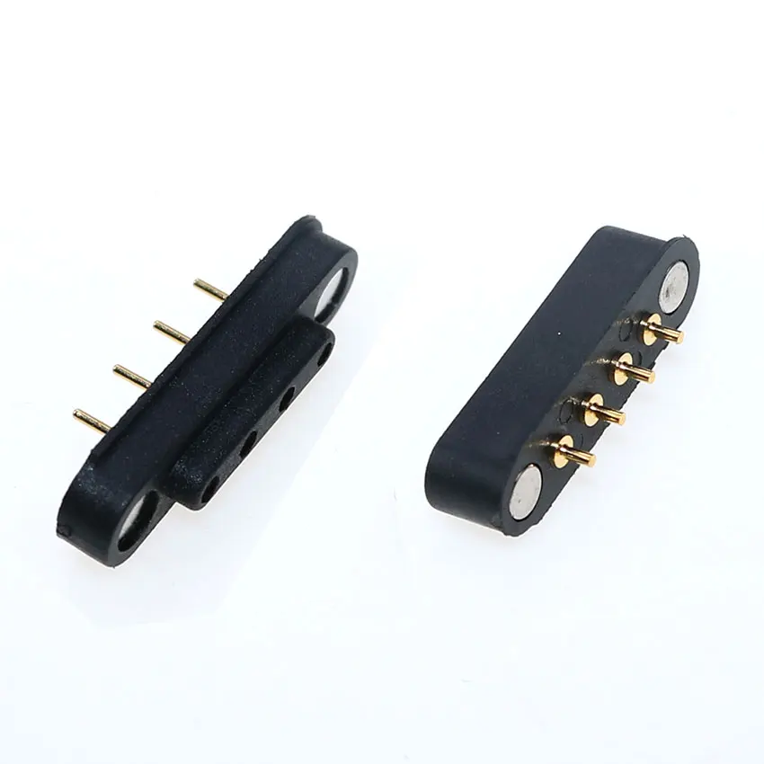 Conector magnético Pogo, 1 piezas, 4P, 4 posiciones, paso de 3,0 MM, con resorte, macho, hembra - imagen 5