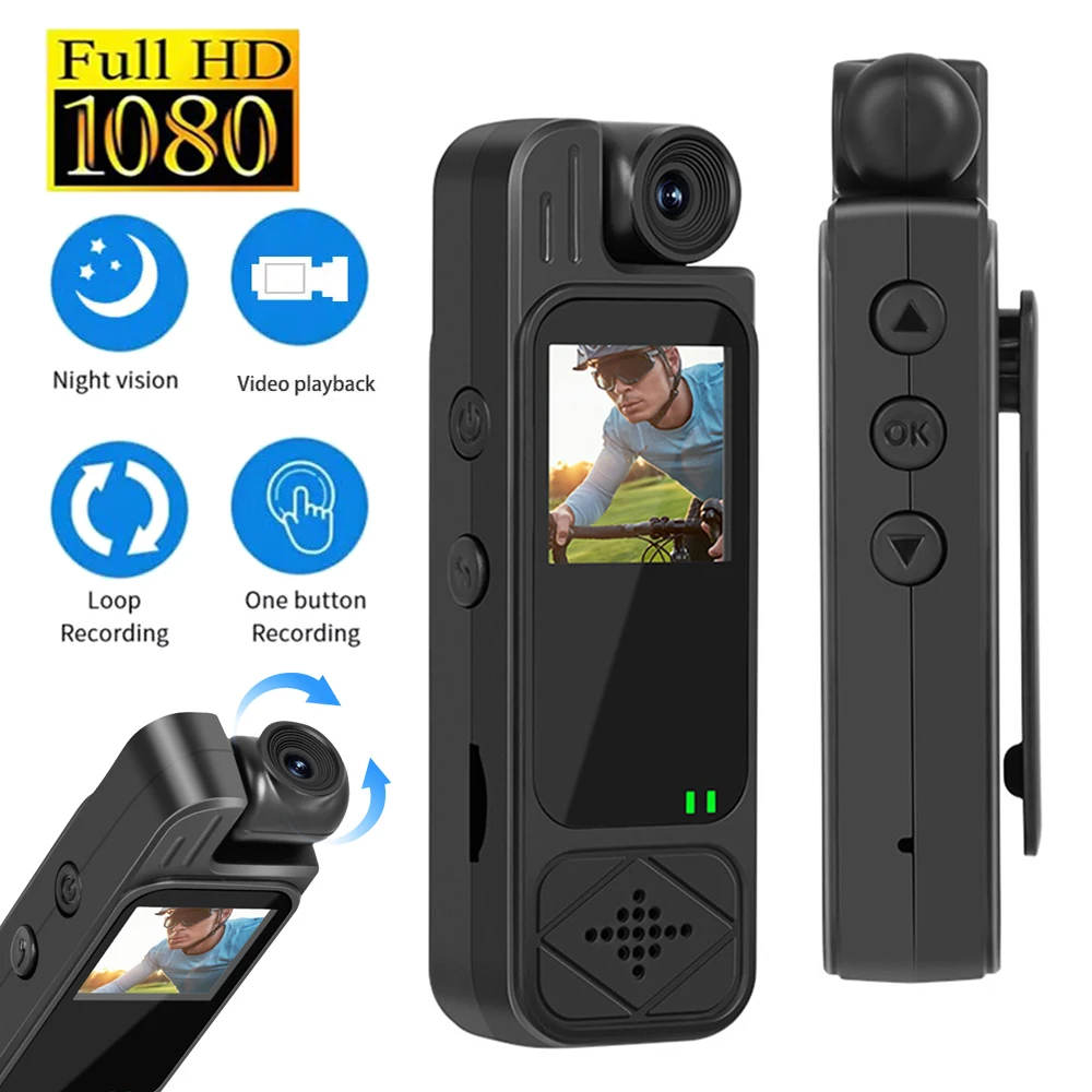 Mini cámara 2K HD WiFi 1080P, grabadora de vídeo Digital portátil, cámara de cuerpo pequeño de policía, visión nocturna infrarroja, videocámara deportiva DV para bicicleta - imagen 2
