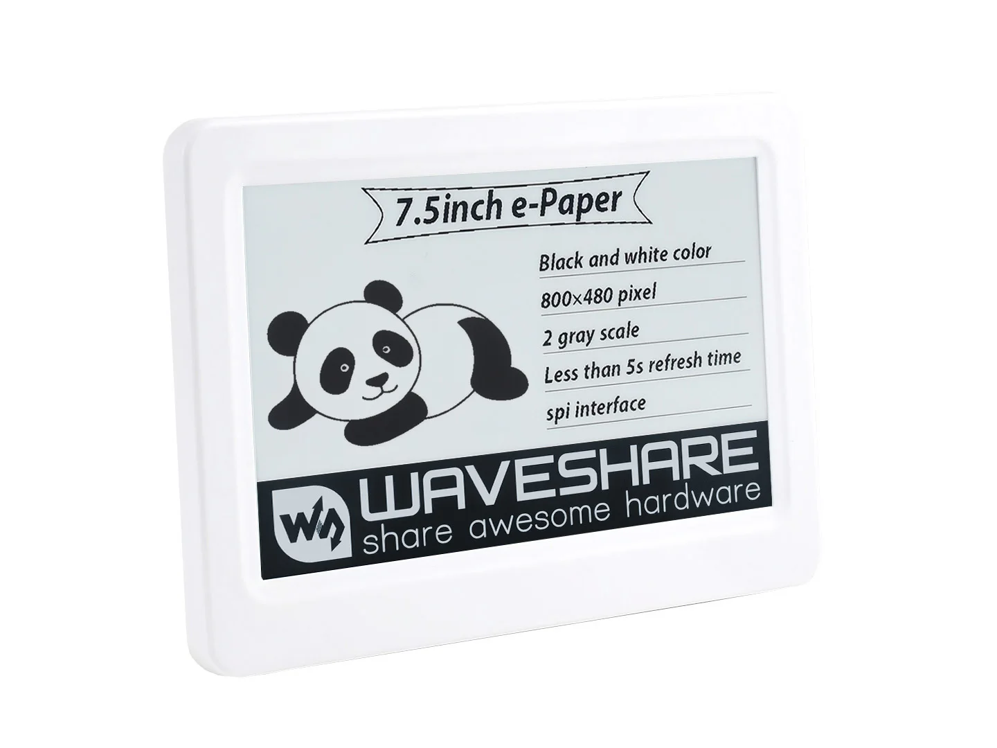 Waveshare Papel electrónico V2 pasivo con tecnología NFC de 7,5 pulgadas, sin batería, alimentación inalámbrica y transferencia de datos - imagen 5