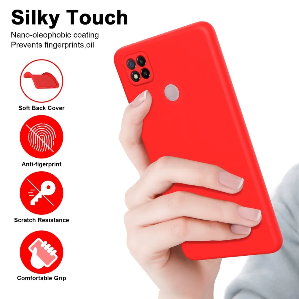 Funda cuadrada de silicona líquida para Xiaomi Redmi 9C 9 9A 10 10C 10A 12 12C 13 13C 14C Note 9 9s 10 10s 11s 11 Pro Fundas - imagen 3