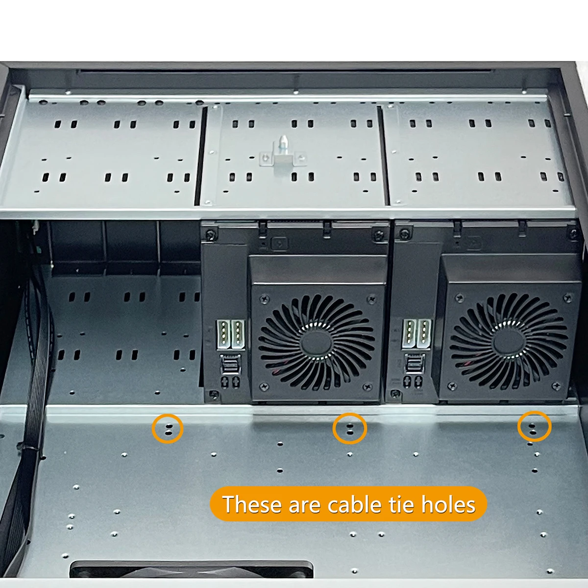 ZhenLoong torre completa 8 bahías disco duro de intercambio en caliente SAS SATA NAS caja servidor GPU estación de trabajo gráfica chasis 12Gb plano posterior SFF8643 - imagen 5