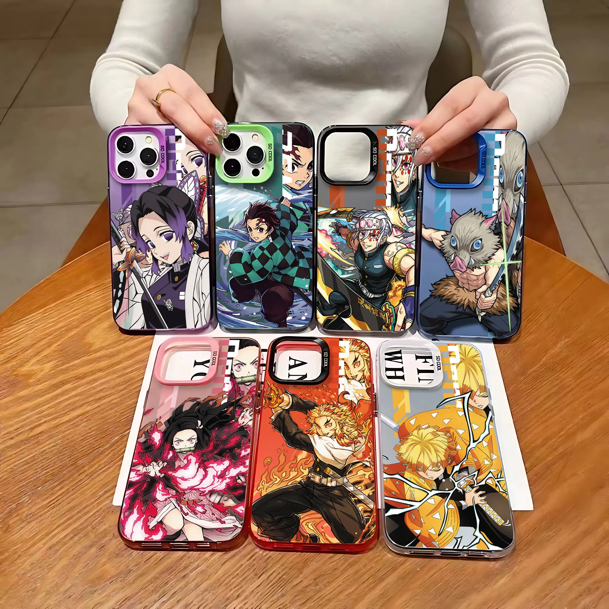 Nuevo Anime Año 2024 Demonios Slayers funda de teléfono caliente para Infinix Hot 8 9 10 12 20 30 30i Play Smart 5 6 7 8 Plus Spark 20 10 Pro
