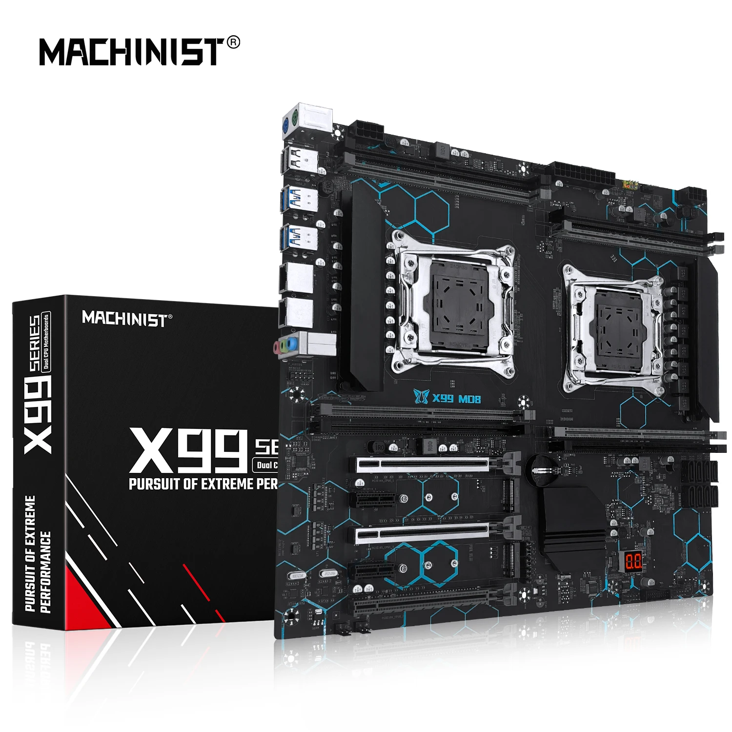 Placa Base Machinist X99 LGA 2011-3 – DDR4 ECC compatible Xeon E5 V3/V4 NVME - imagen 4