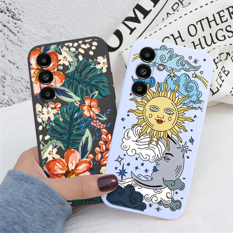 Funda trasera de silicona suave con patrón de dibujos animados para Samsung Galaxy S23 FE, carcasa de flores - imagen 4