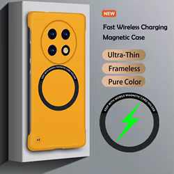 Funda de teléfono de Color sólido sin marco magnética ultradelgada de lujo para Realme GT Neo 2 3 3T 10 11 12 13 14 Pro Plus cubierta a prueba de golpes