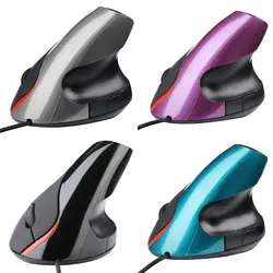 Ratón Vertical Ergonómico para Juegos, USB y 1600 DPI