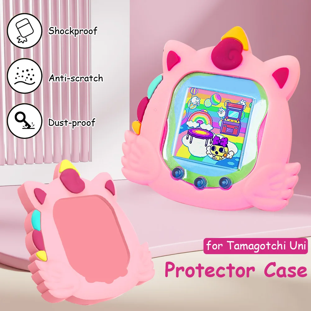 Funda protectora de silicona para Tamagotchi Uni 2023, carcasa de máquina de mascota Virtual, a prueba de golpes, funda protectora para Tamagotchi Uni - imagen 3