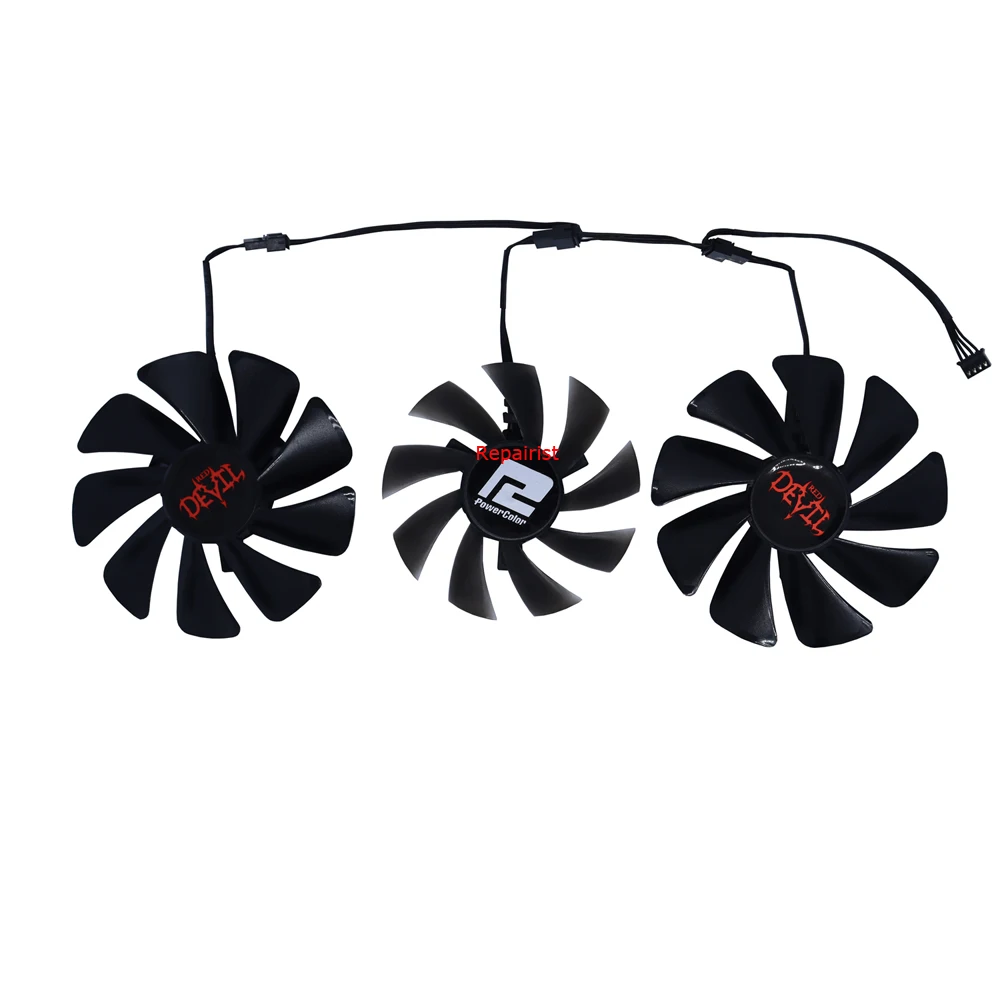 3Pcs/Set DIY GA91S2H GAA8S2U,Ventilador Tarjeta de vídeo,GPU Enfriador de,Ventilador de tarjeta gráfica,Para PowerColor Red Devil RX 6900 XT,Para Powercolor AX RX 6800XT 16GB,para Powercolor AX RX RX6800 16GB