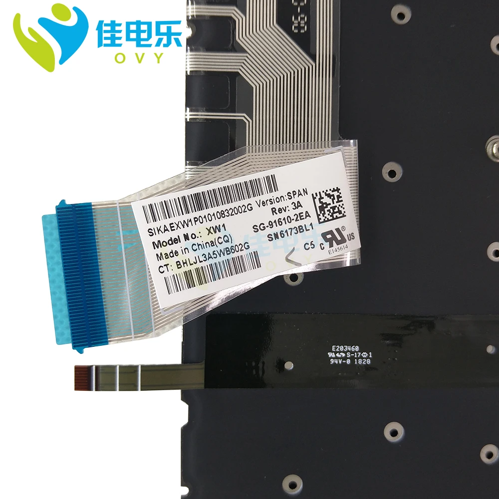 Teclado español retroiluminado para ordenador portátil HP ZBook Studio G5 estación de trabajo móvil x360 Elitebook 1050 G1 teclados latinos de España retroiluminación - imagen 5