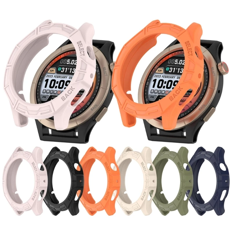 Funda protectora de pantalla para reloj inteligente Amazfit cheetah / cheetah pro, cubiertas protectoras de TPU rayadas, carcasa protectora completa - imagen 2