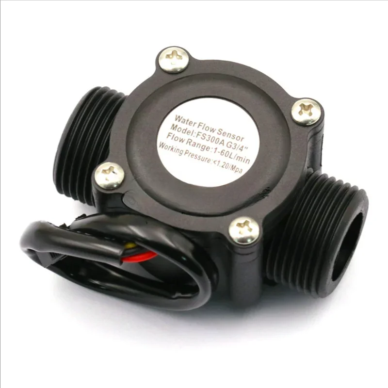 Sensor de flujo de agua YF-S201, interfaz G1/2/3/4, medidor de flujo Hall, dispensador de agua, 4/6 puntos - imagen 4