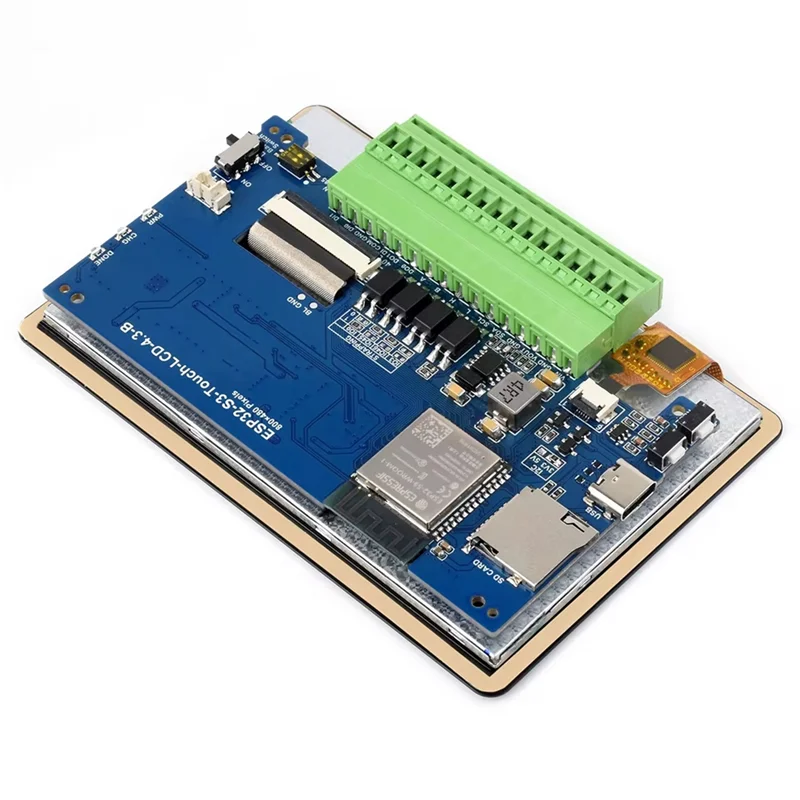 ESP32-S3 Placa de desarrollo de pantalla táctil cautiva LCD de 4,3 pulgadas 800X480 píxeles WIFI BTLE5.0 65K-RGB con Sensor/CAN/I2C/RS485 - imagen 5