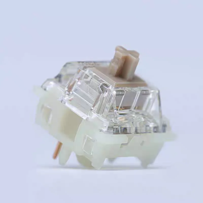 GATERON-interruptor lineal Baby Racoon 2,0, 5 pines, RGB 55g, bricolaje, personalizado, Hotswap, Teclado mecánico para juegos, 20mm, prelumado