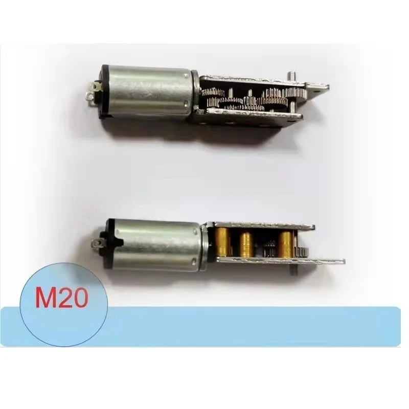 Boquilla de cabezal de inyector de pieza de Motor, pluma de impresión 3d de 1 piezas, reductor en miniatura M20, extrusora de desaceleración, accesorio de engranaje de Motor - imagen 5