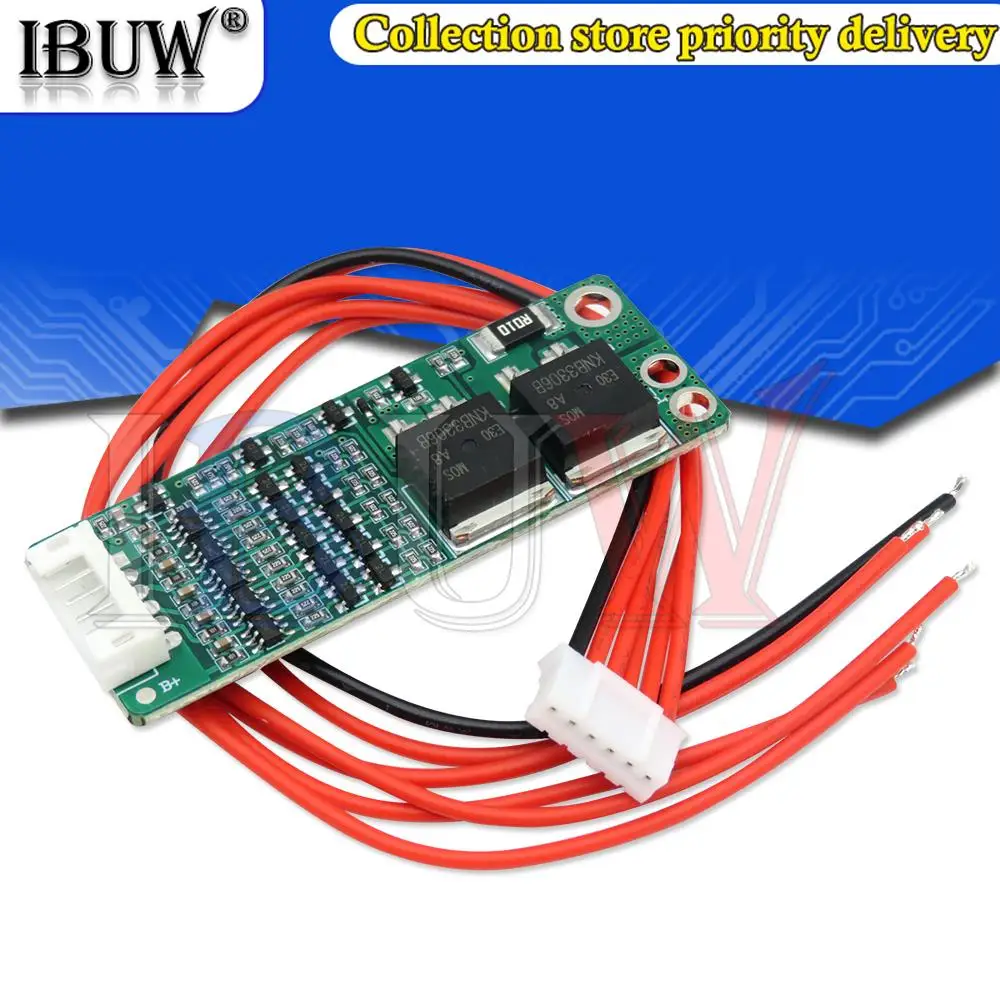 BMS 5S 15A Li-ion litio 18650 Placa de protección del cargador de batería con Cable para carga del banco de energía - imagen 2