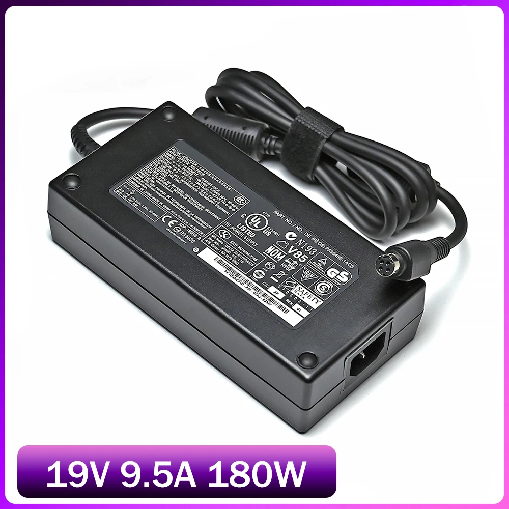Adaptador de cargador de CA para portátil, PA3546E-1AC3 de 19V, 9,5a, 180W, para Toshiba Qosmio X500, X505, X70, X70-A, X75, X75-A, X770, X775, X870, X875