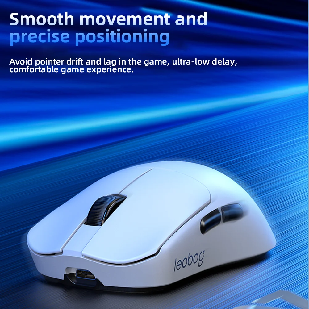 LEOBOG GM3/GM3SE Base de carga de ratón multimodo Sensor PAW3311 12000 DPI Ergonomía Ratón inalámbrico ligero para juegos 1000Hz - imagen 5