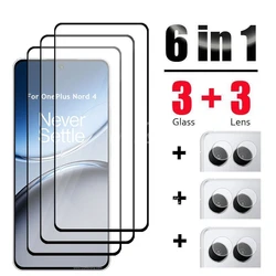 OnePlus Nord 4 Vidrio Templado Cubierta Completa y Cámara