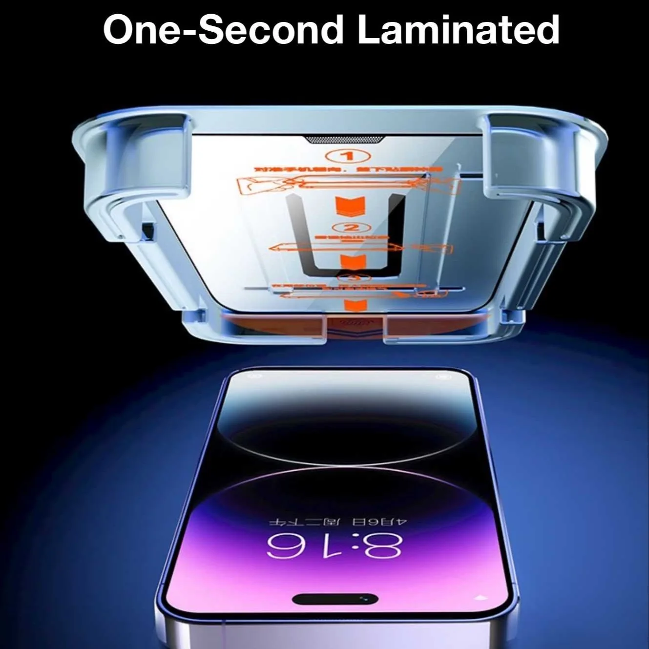 Protector de pantalla de vidrio templado, Protector de pantalla para iPhone 16, 15, 14, 13, 12, 11 Pro Max Plus Mini, X, XR, XS, Max14, 15, 2 unidades - imagen 3