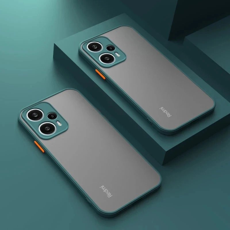 Nueva funda rígida híbrida para Xiaomi Redmi Note 12 Turbo funda Poco F5 funda blanda de silicona mate Coque - imagen 2