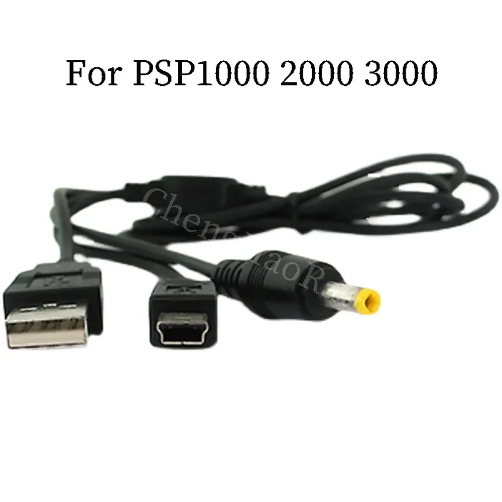 ChengHaoRan-Cable de carga USB 2 en 1, accesorio para PSP 1000 2000 3000