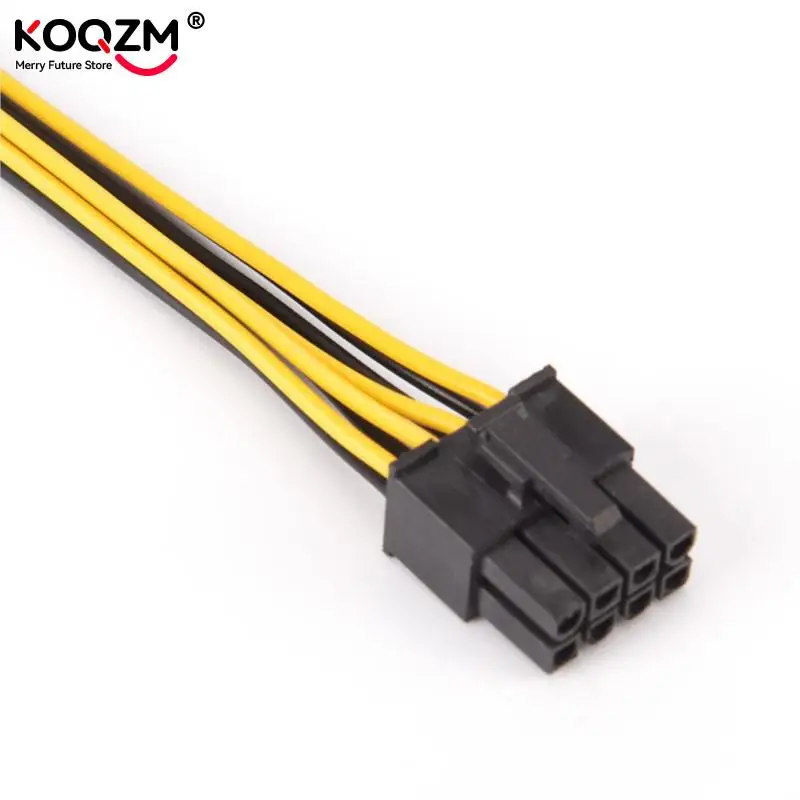 Extensión de potencia de 19cm, Cable adaptador de 8 pines a 8 pines, ATX, EPS, macho a hembra, PSU, placa base - imagen 5