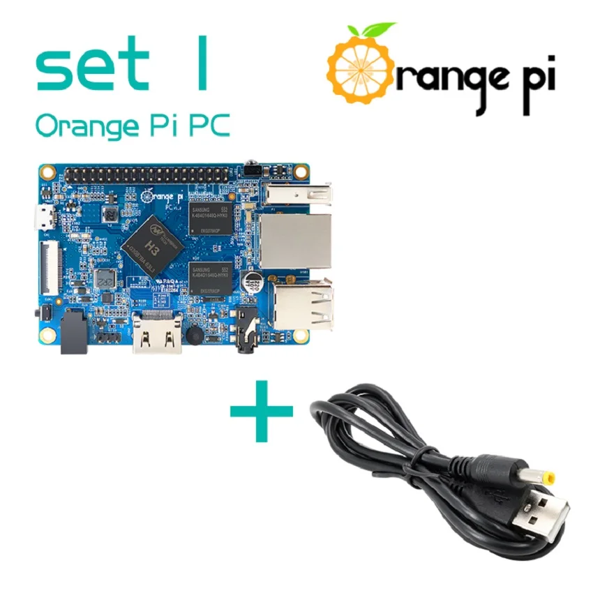 Orange Pi PC + Cable de alimentación, compatible con Android, Ubuntu, Linux Mini placa única OPI12 - imagen 4