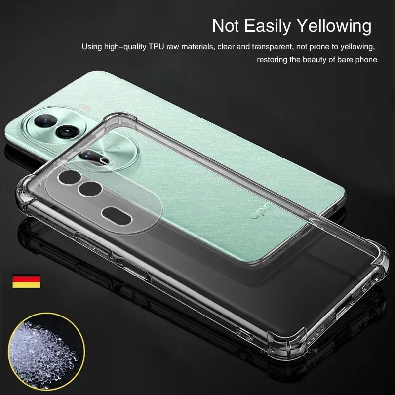 Funda de TPU con Airbag a prueba de golpes para OPPO Reno 12 11 Pro 5G Reno11 10 funda protectora Capa Fundas Coque - imagen 4