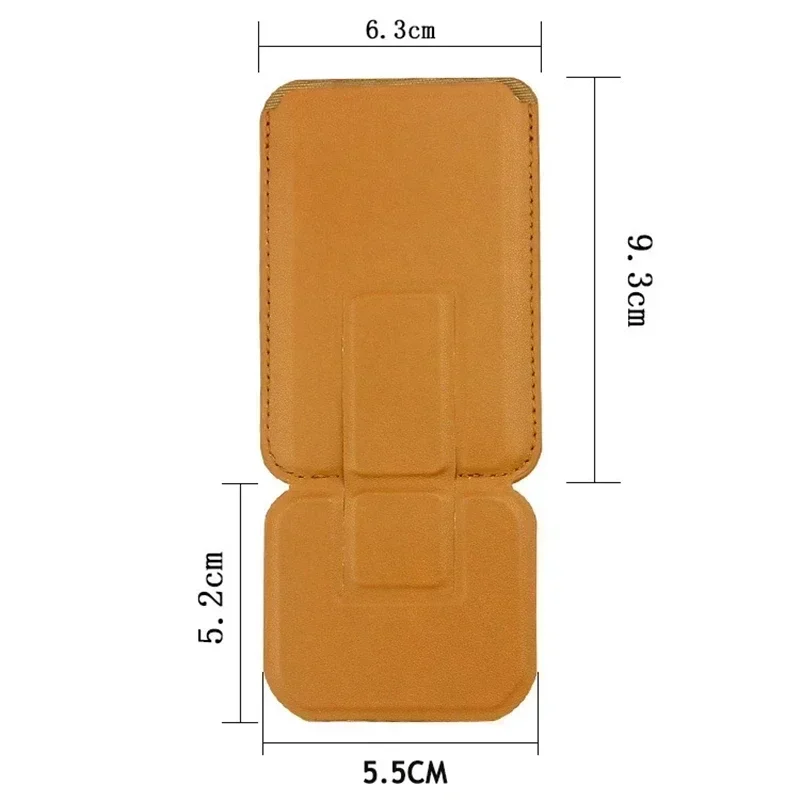 Funda con soporte para tarjetas con pegamento compatible con iPhone 16 15 14 13 Pro Max Plus Huawei Samsung S22 Ultra 3M adhesivo TPU carcasa delgada tipo billetera - imagen 5