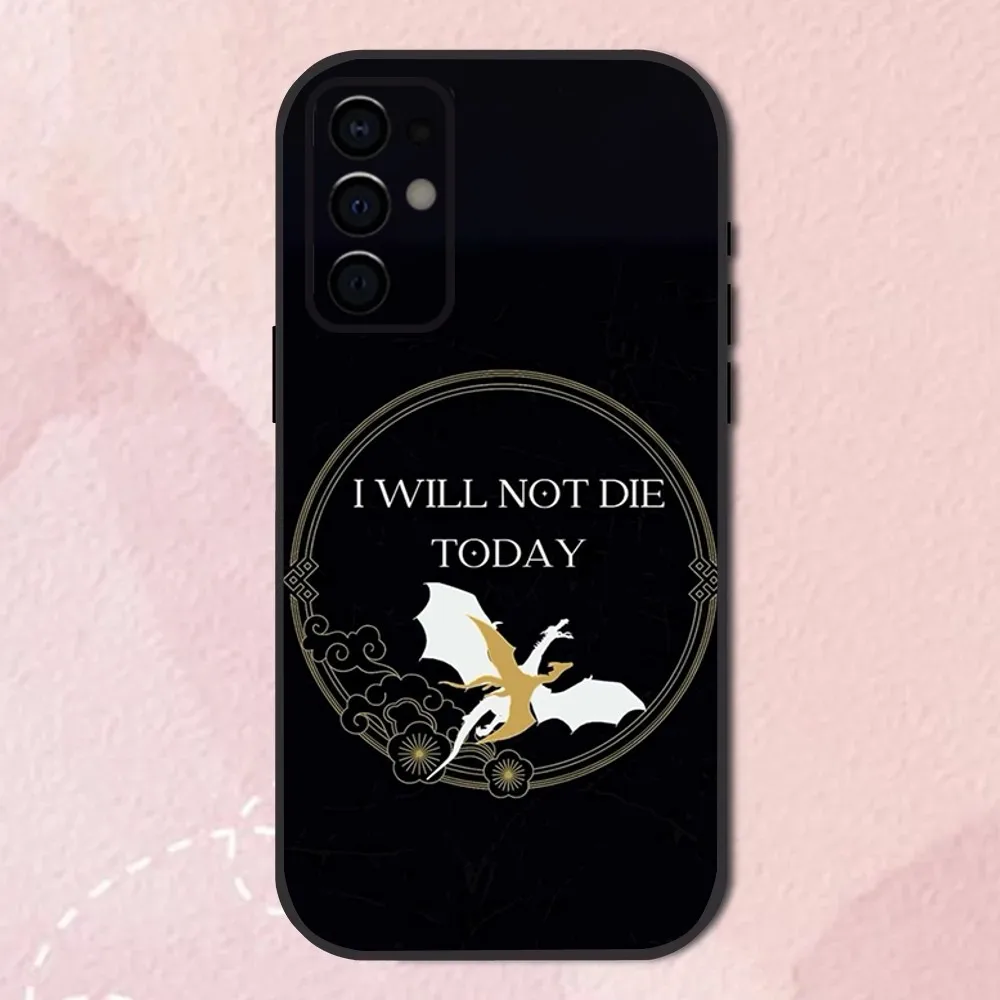 Funda de teléfono Dragon F-Fourth W-Wing para Samsung S24,S21,S22,S23,S30,Ultra,S20,Plus,Fe,Lite,Note,10,9,5G, carcasa suave negra - imagen 2