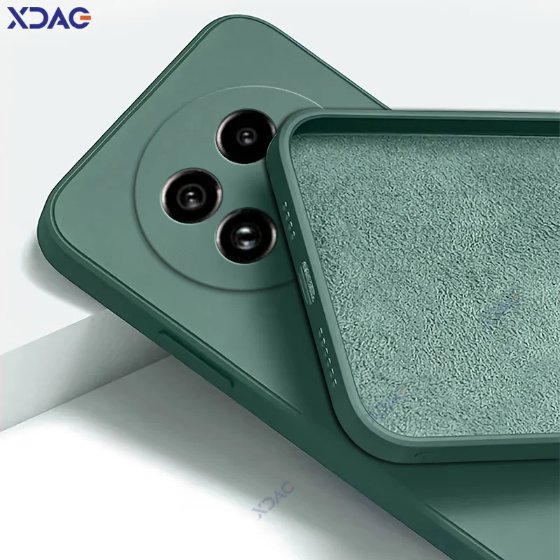 Fundas originales para teléfonos móviles Realme 14 Pro Lite Plus Realme14Pro 14ProLite 5G 360 protector trasero de silicona líquida cuadrado suave - imagen 2