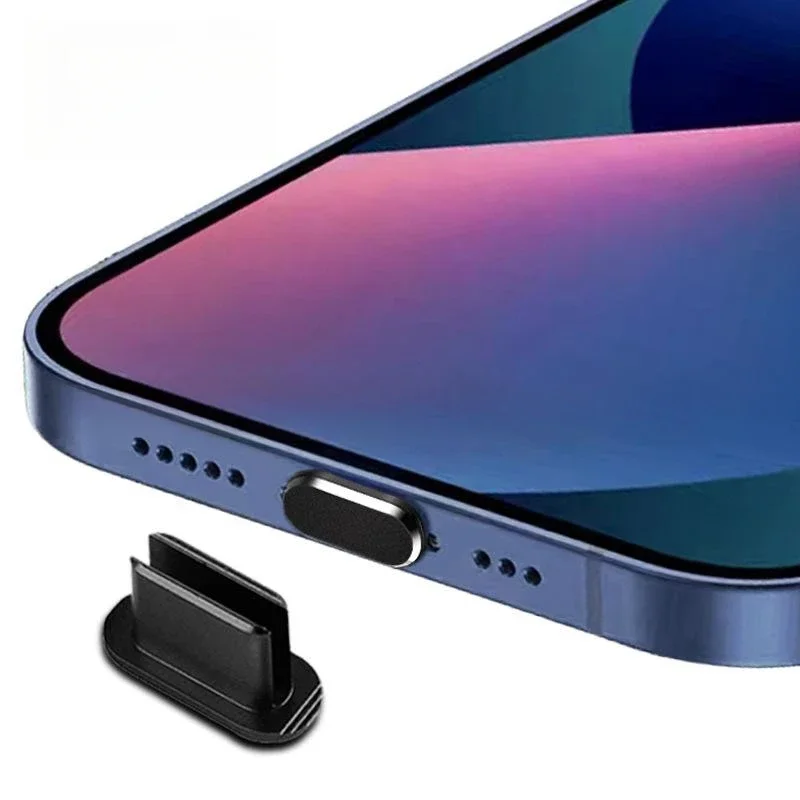 Tapón de puerto de carga antipolvo para iPhone 16, 16pro, 16pro max, 15,15Pro,15 Pro Max,15Plus, tapa protectora para teléfono móvil, 2 uds. - imagen 4
