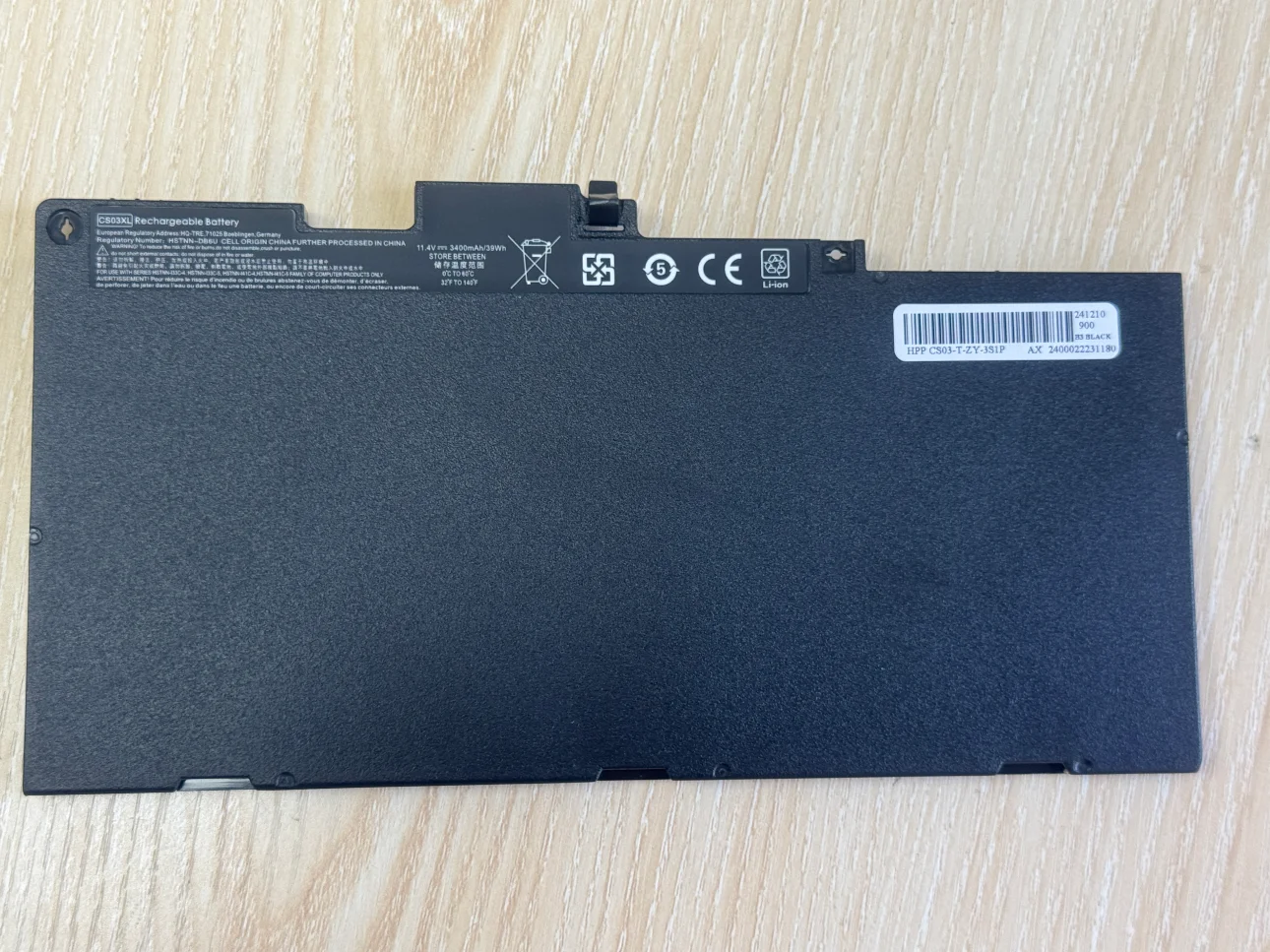 Batería CS03XL para portátil HP Elitebook 745 755 840 848 850 G3, ZBook 15u G3, P/N: HSTNN-UB6S HSTNN-IB6Y 800231 -141 800513 -001 - imagen 2