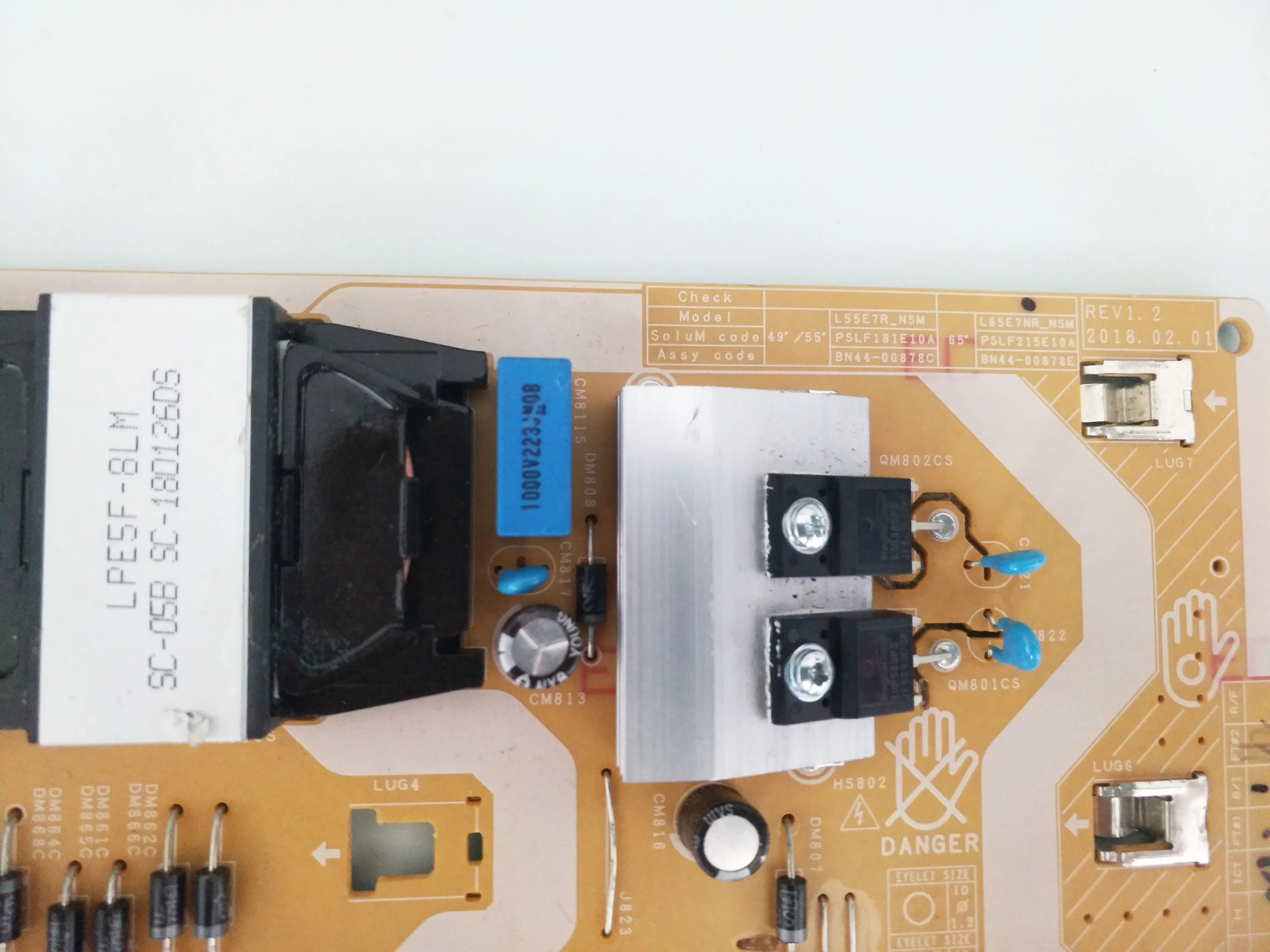 Placa de fuente de alimentación BN44-00878E l65e7nr _ NSM PSLF215E10A is para UE65NU8009T UN65NU8000 UN65NU800D UN65NU8500 UE65NU8009 TV de 65 pulgadas - imagen 3