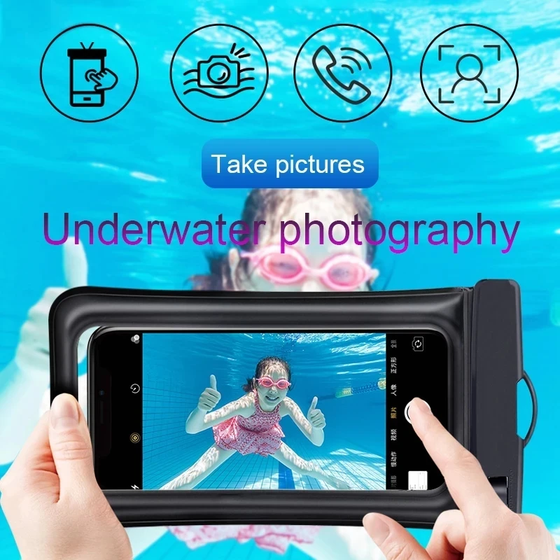 Funda de teléfono Universal impermeable, bolsa a prueba de agua para iPhone 15 14 13 12 11 Pro Max X Xiaomi 13 Samsung S23 Ultra Swim Cover - imagen 3