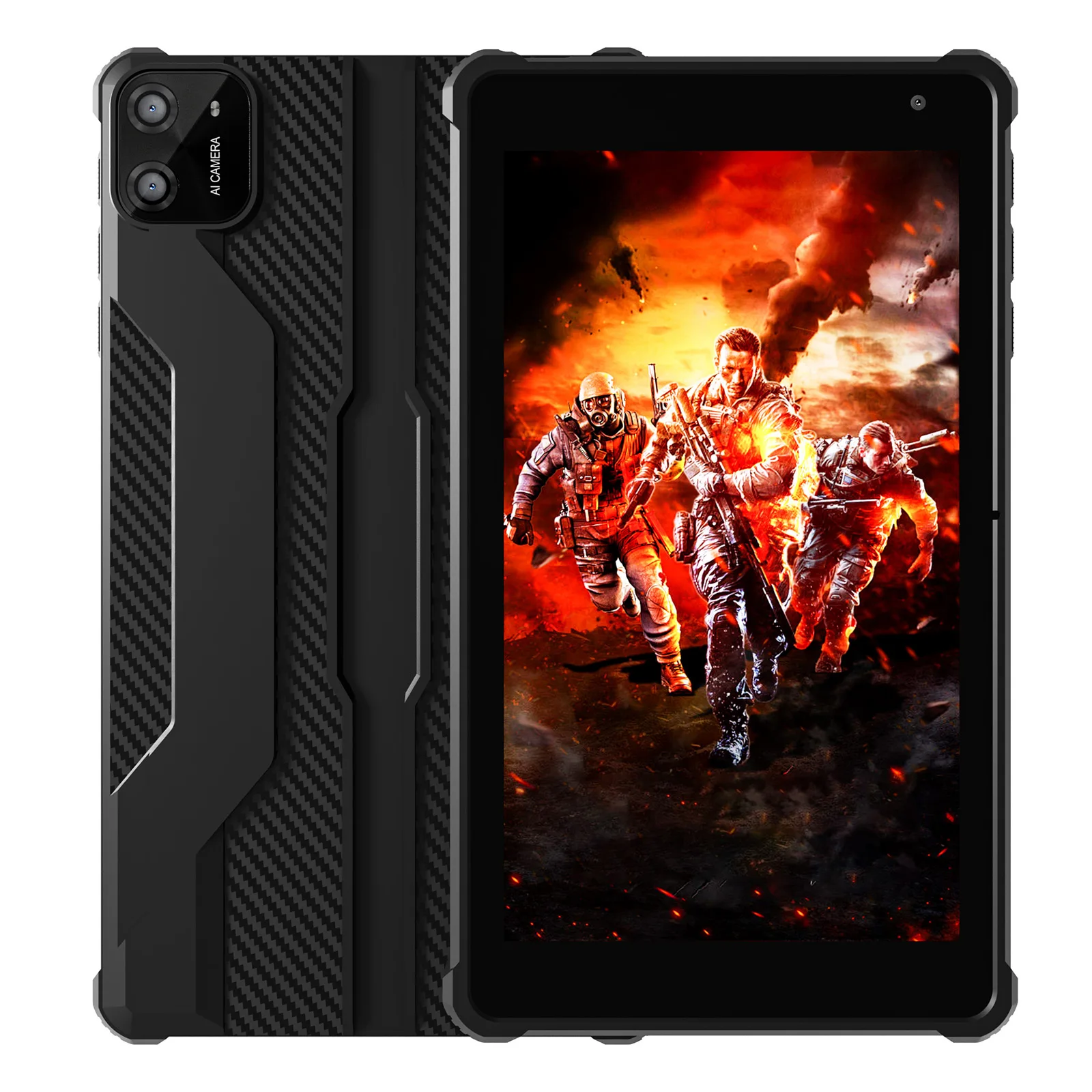 PRITOM Tablet Tabletas Android 14 de 7", 8 GB de RAM (expansión de 3 + 5 GB) 64 GB de ROM, procesador Octa-Core A523, WiFi 5G + WiFi6, cámara dual, negro