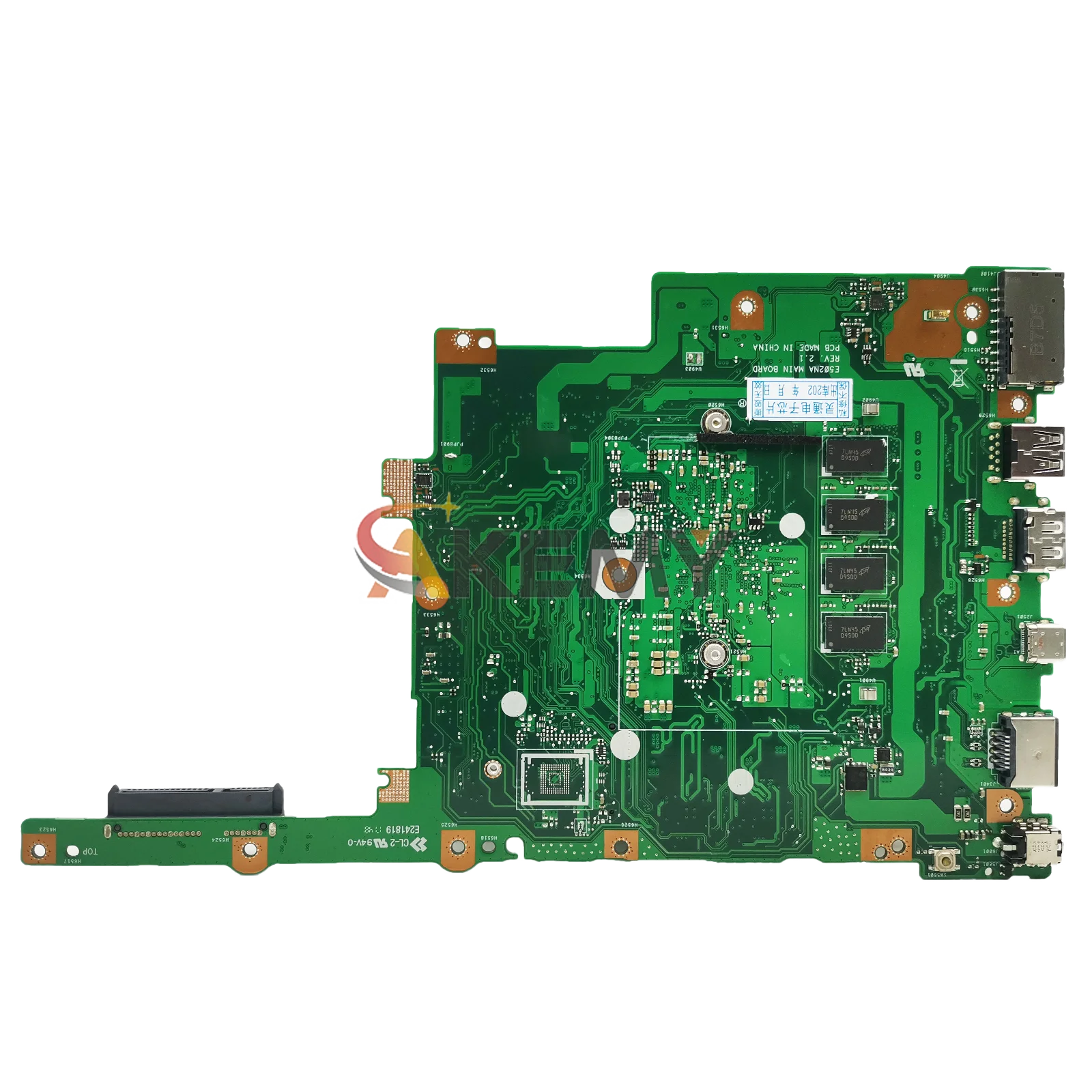 Placa base para ordenador portátil E502NA para ASUS EeeBook E502N E502NA placa base para portátil con CPU Celeron 100% pruebas OK envío rápido stk - imagen 2