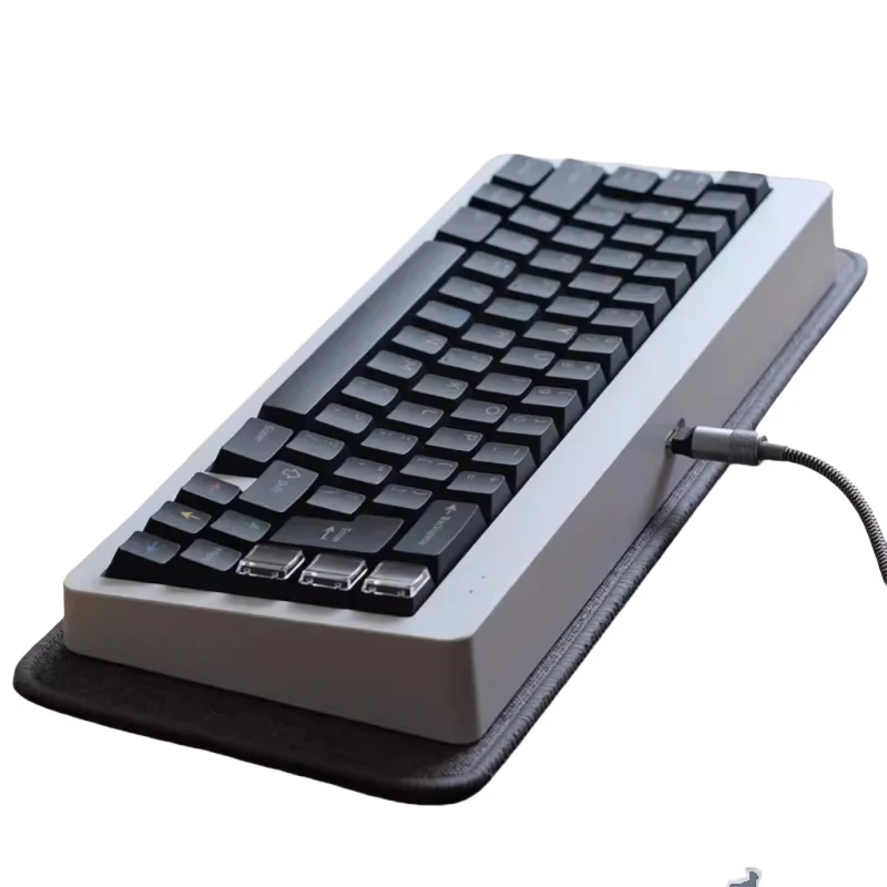Nuevo Almohadilla de teclado de lino de alta fidelidad, tejido de hilo grueso, absorción de golpes, reducción de ruido, Teclado mecánico personalizado, escritura de sonido - imagen 5