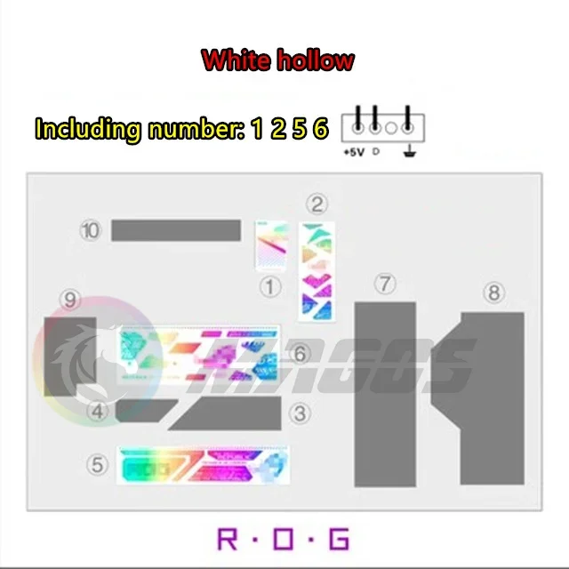 White 4Pcs Kit