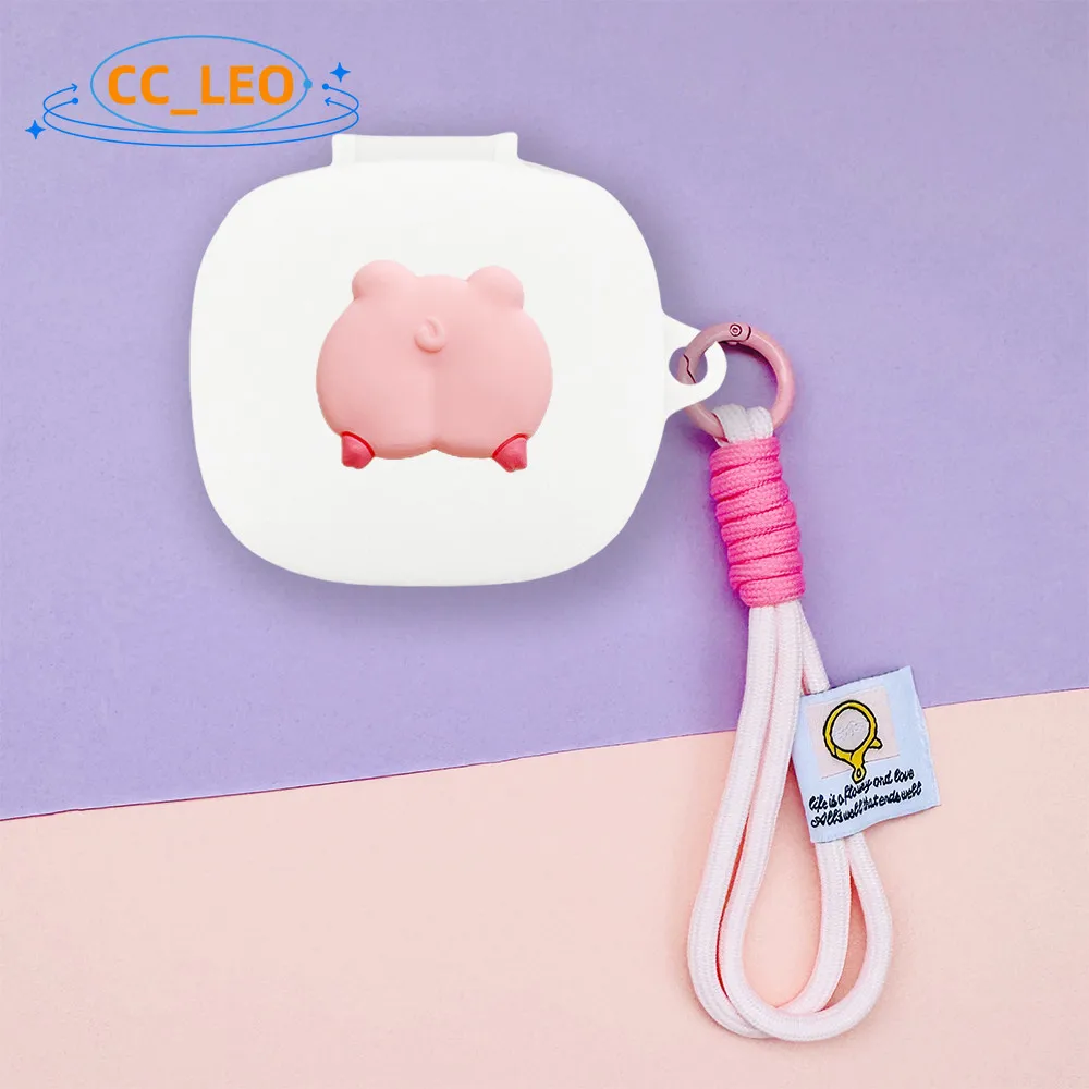 Para RedMi Buds6 funda de juego de dibujos animados Shiba Inu lindo colgante de cordón tostado RedMi Buds SE funda protectora suave de silicona - imagen 3