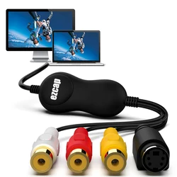 EZCAP AV Capturadora Vídeo USB 2.0 – Digitalizador VHS DVD