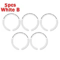 White B 5pcs