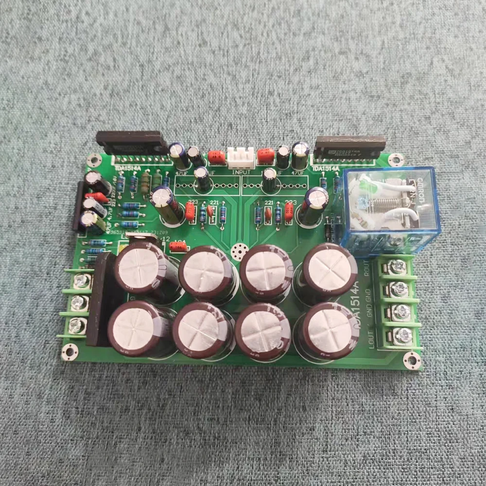 TDA1514A용 동일한 번호 사다리 뒤 2채널 발열 HiFi 증폭기 보드 8.2×12.6cm - imagen 2