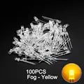 100pcs Fog-Yellow