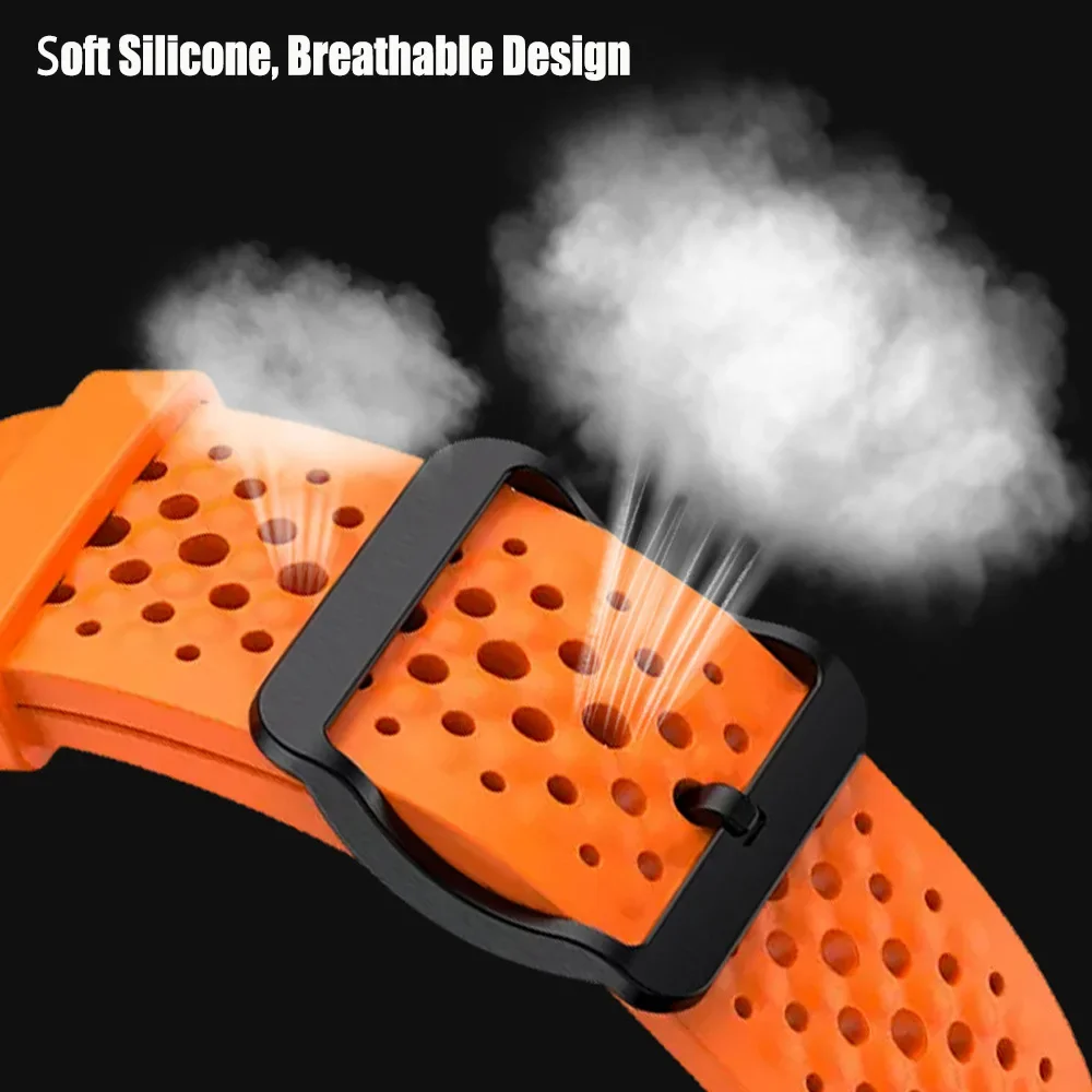 Correa de silicona de 20 a 22mm para Xiaomi Mi Watch 2 Pro/S4 S3 S2 S1, correas deportivas de Color activo para Amazfit GTR 4 3 Pro/47mm/GTS - imagen 3