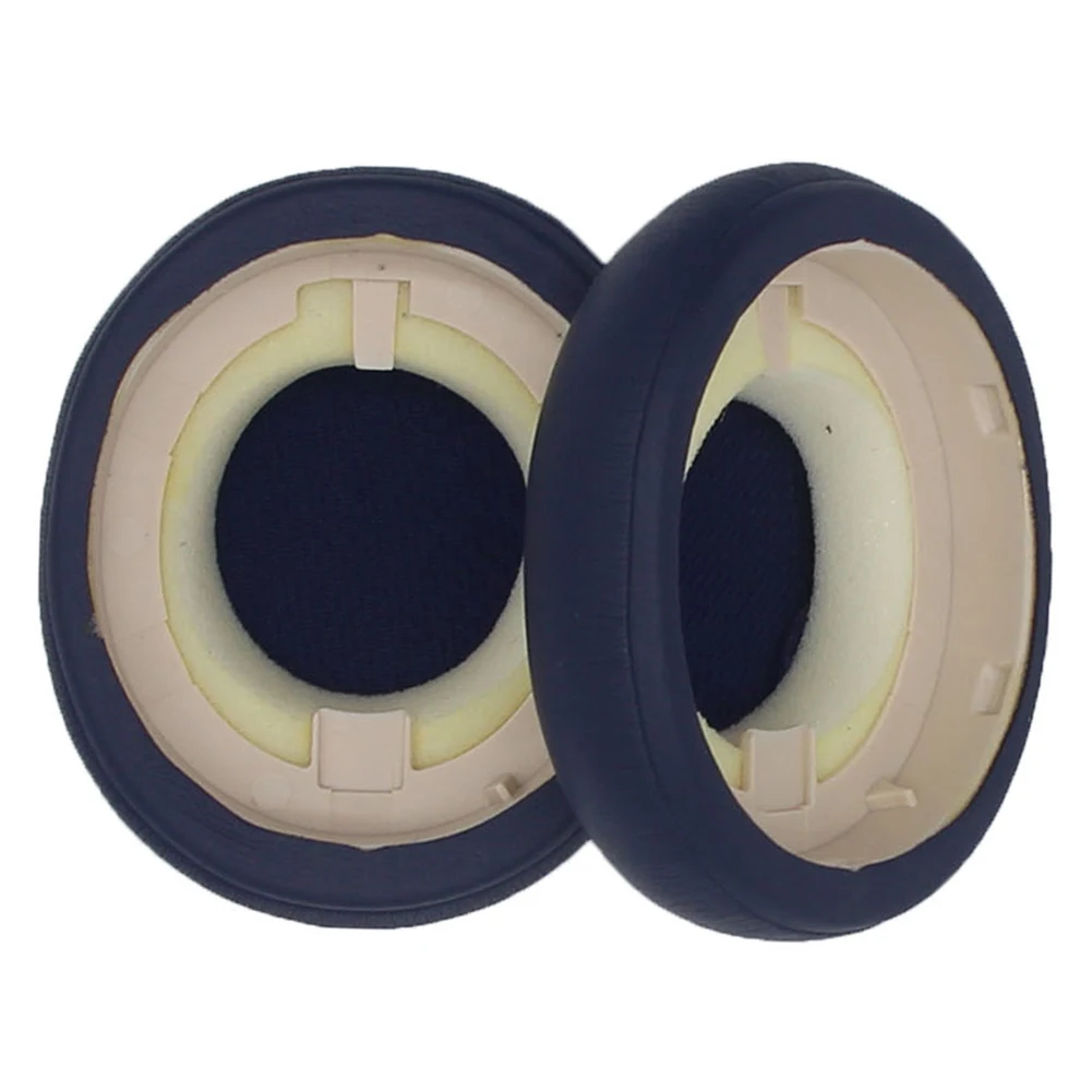 1 par de almohadillas para los oídos, funda de espuma viscoelástica y cuero proteico suave, almohadillas para los oídos para auriculares inalámbricos Jabra Elite 45h - imagen 5