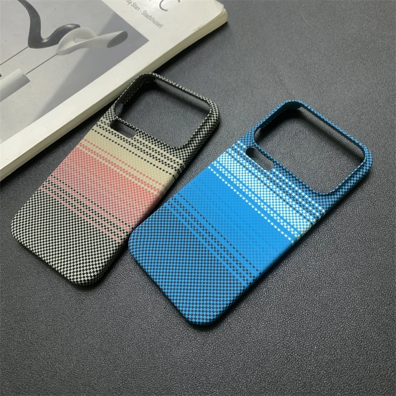 Para Xiaomi Mi 17 Pro Max funda dura de PC fibra de carbono de grano funda protectora trasera delgada para Xiaomi Mi 17 15 14 Pro Mi15 Ultra Shell - imagen 5